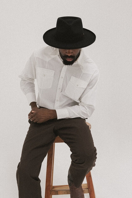 Gigi Pip Echo Park Fedora in black