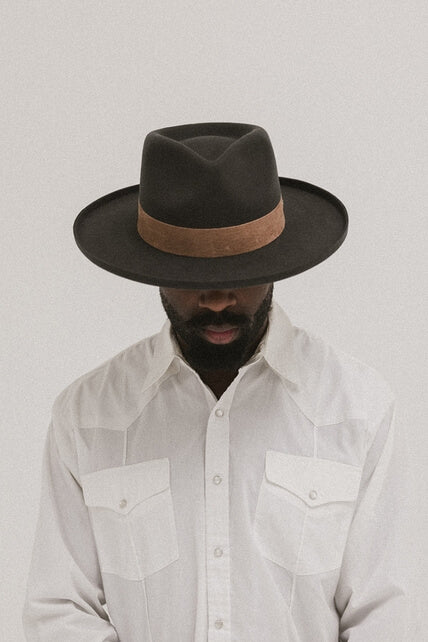 Gigi Pip Echo Park Fedora in dark earth