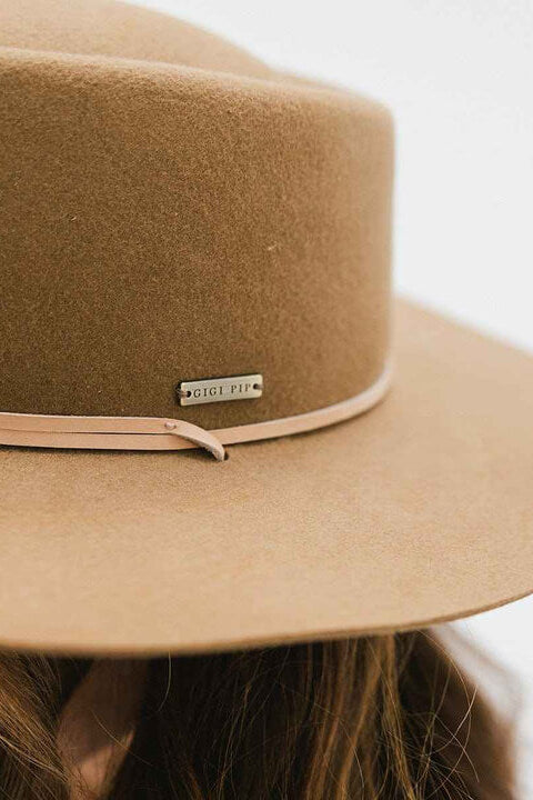 Gigi Pip Wren Telescope Crown Hat in brown