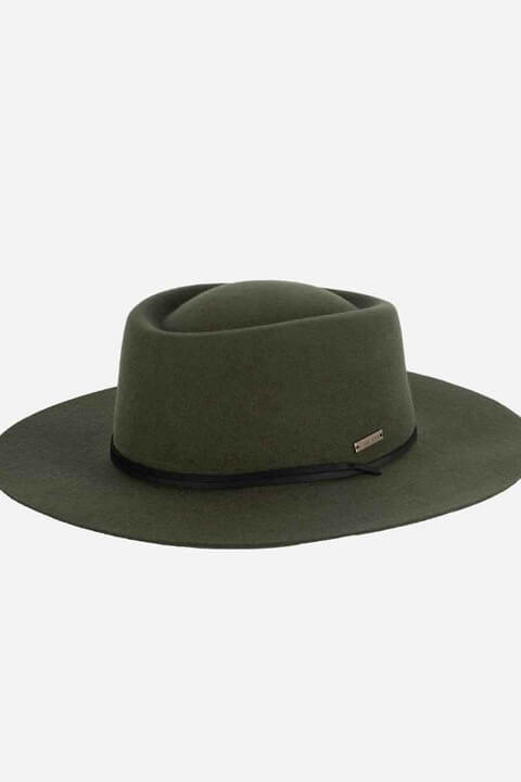 Gigi Pip Wren Telescope Crown Hat in green