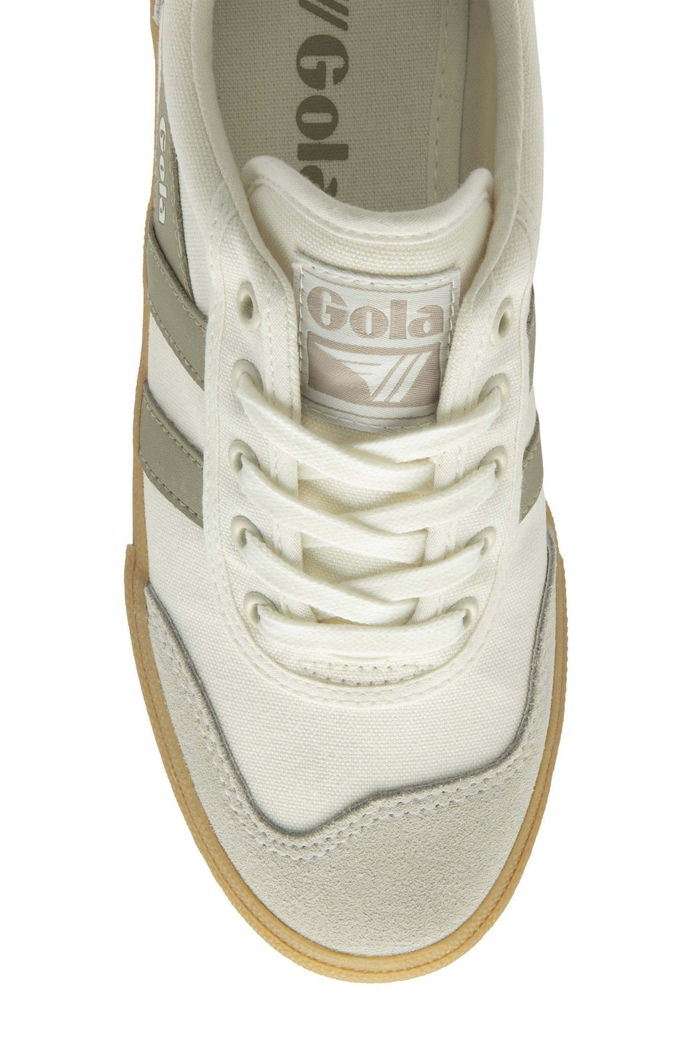 Gola Badminton sneakers in off white and grey