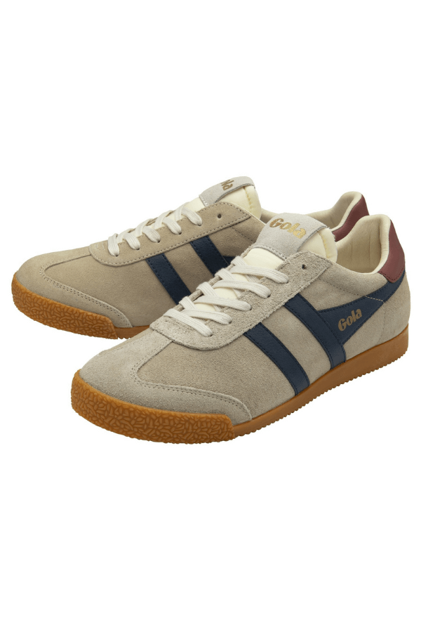 Gola Elan Shoe in bone navy red ochre