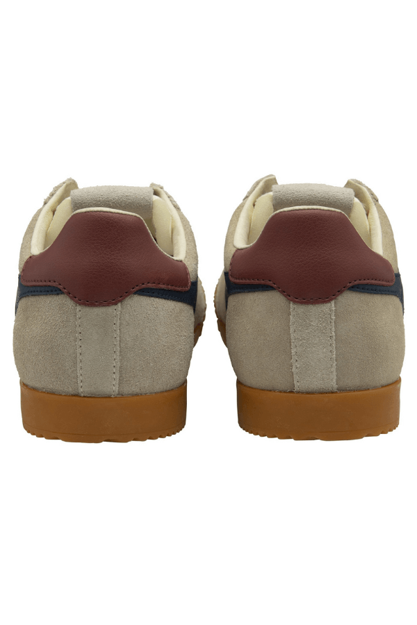 Gola Elan Shoe in bone navy red ochre