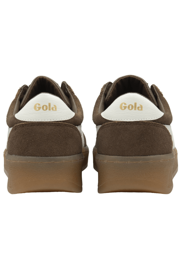 Gola Grandslam Shoe in otter off white and gum
