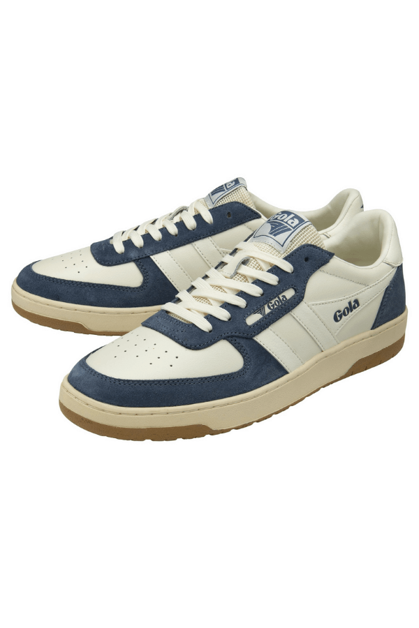 Gola Hawk 89 Shoe in off white moonlight