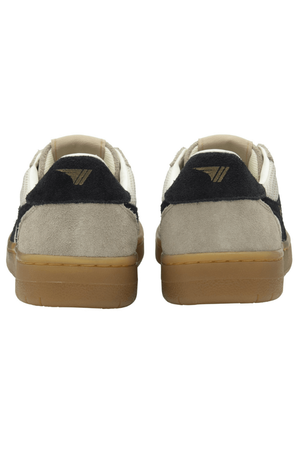 Gola Hawk Sneakers in off white bone and black