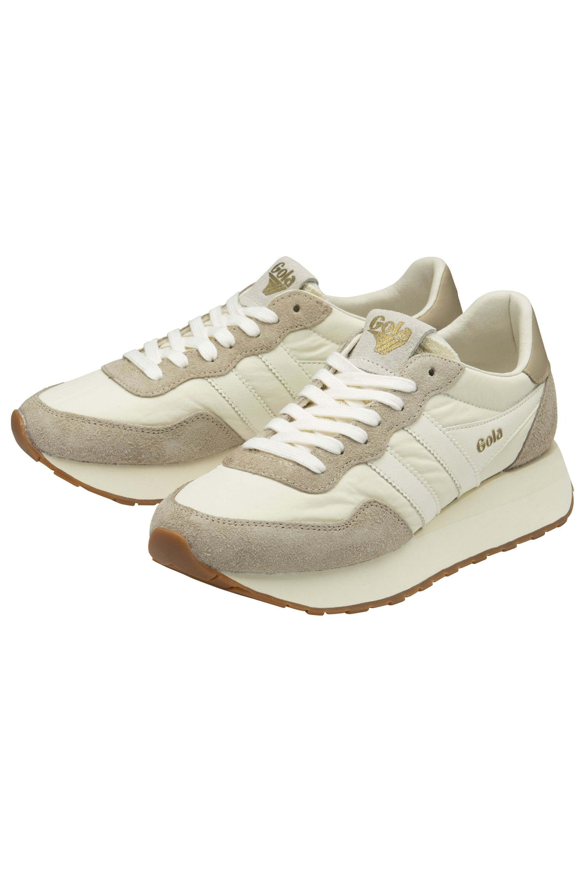 Gola Shoes Arizona sneaker in off white and bone