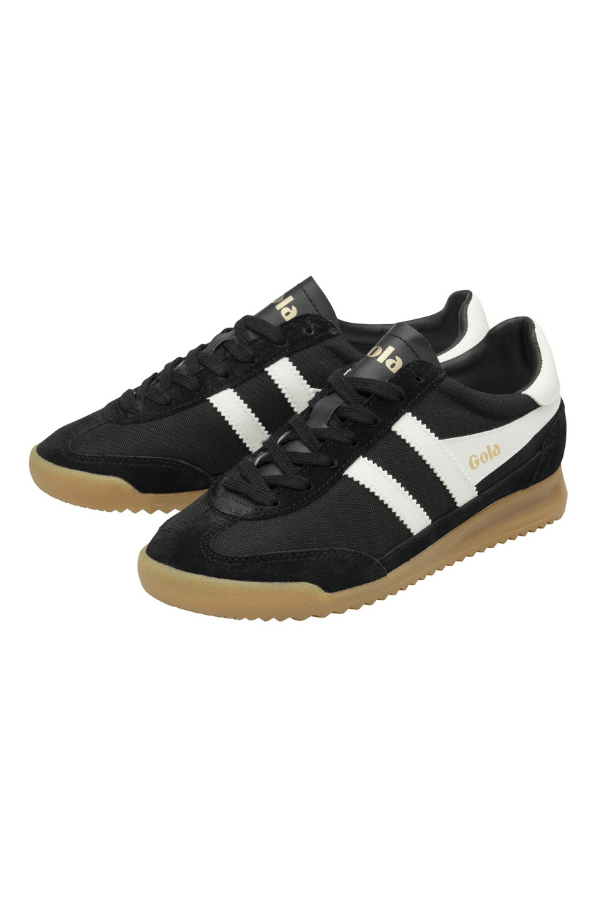 Gola tornado shoe in black and off white