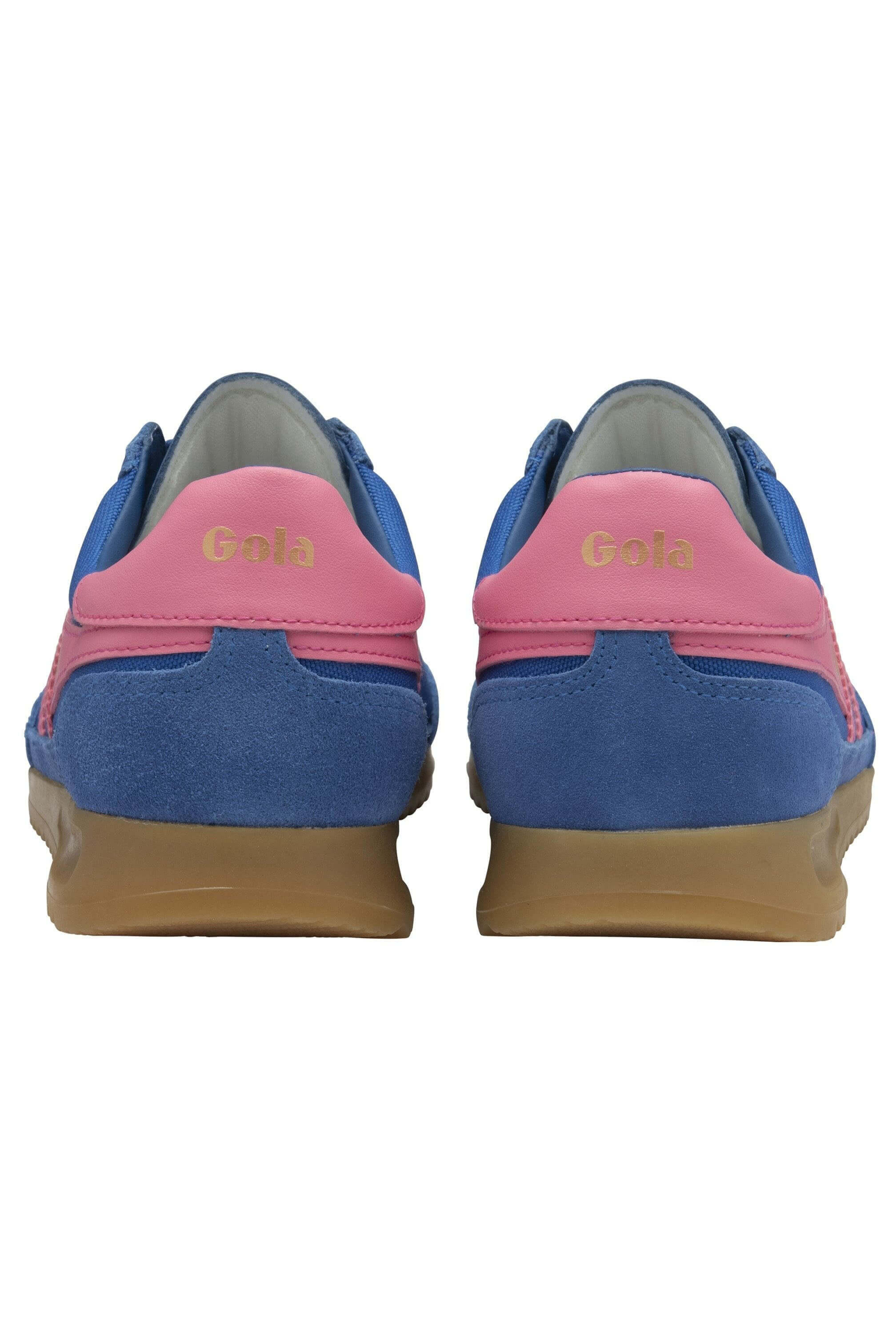 Gola tornado shoe in sapphire and pink fluro