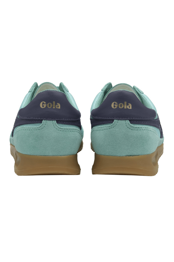 Gola tornado shoe in sea mist and plum