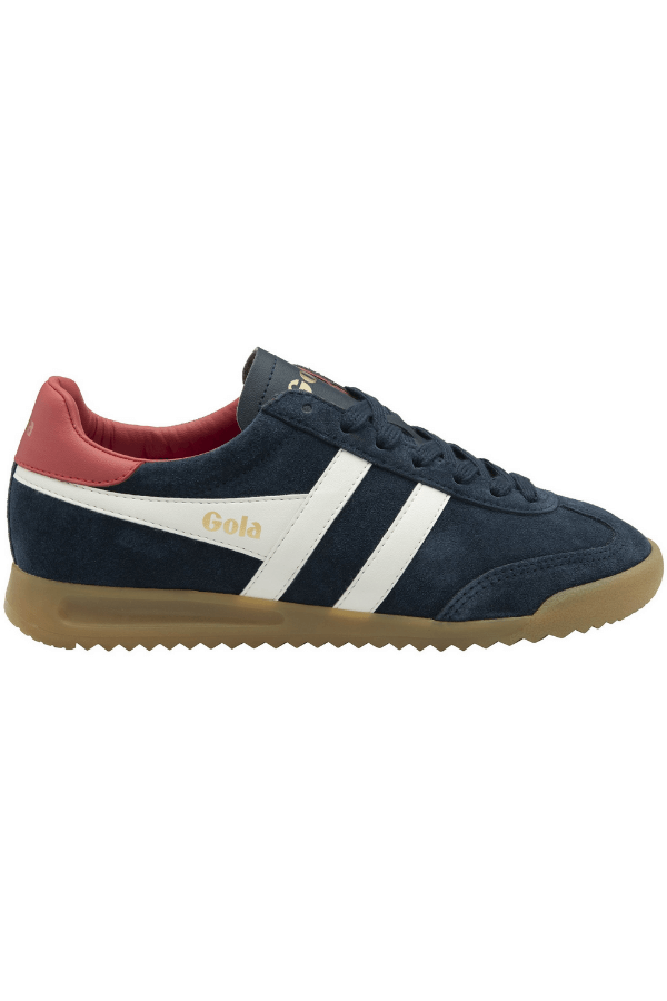 Gola Torpedo Shoes in navy off white and coral
