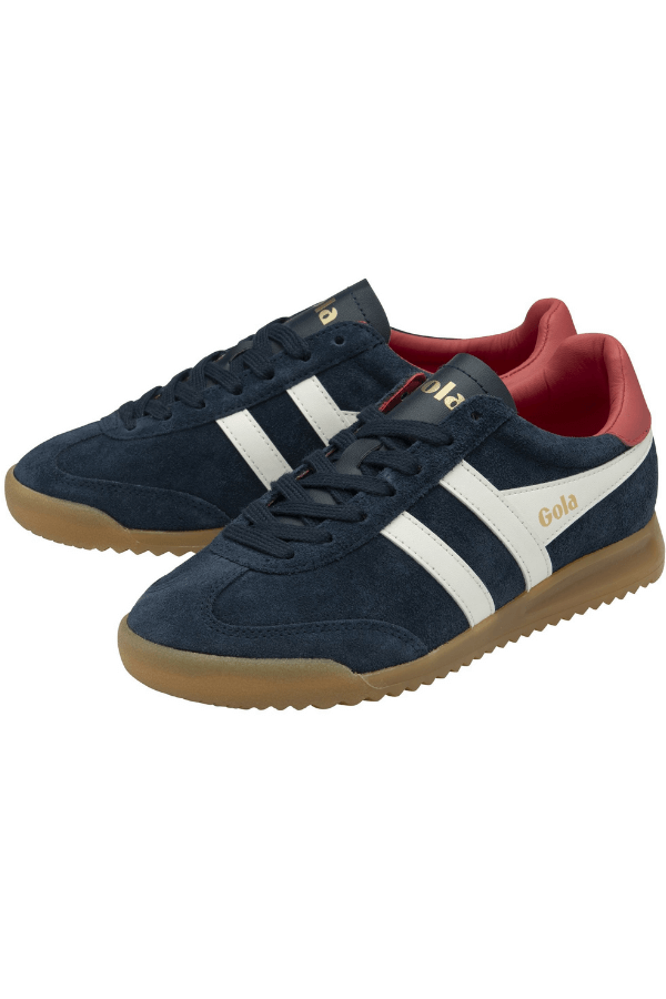 Gola Torpedo Shoes in navy off white and coral