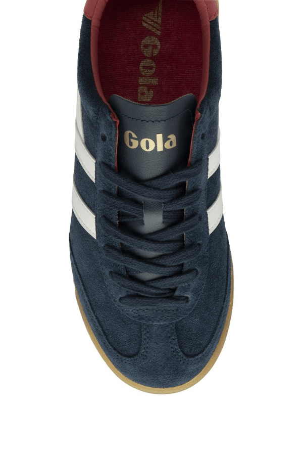 Gola Torpedo Shoes in navy off white and coral