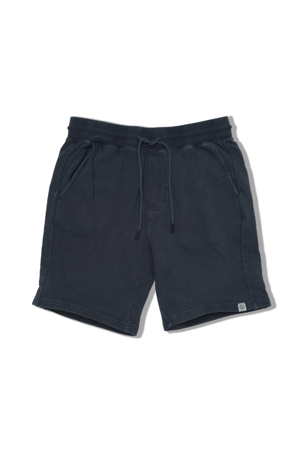 Grayers Sunfaded terry shorts in washed navy