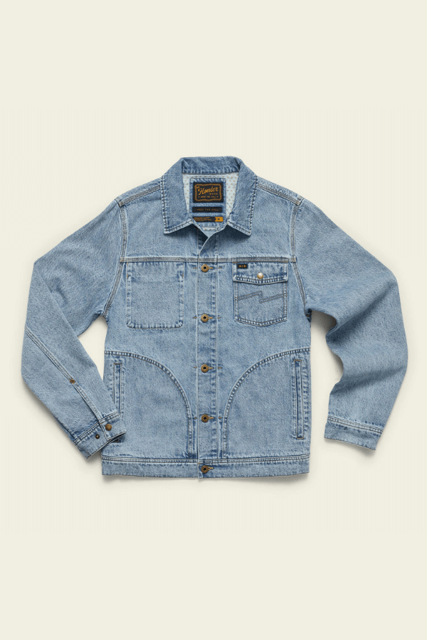 Howler Bros Denim Depot Jacket in lauper light wash
