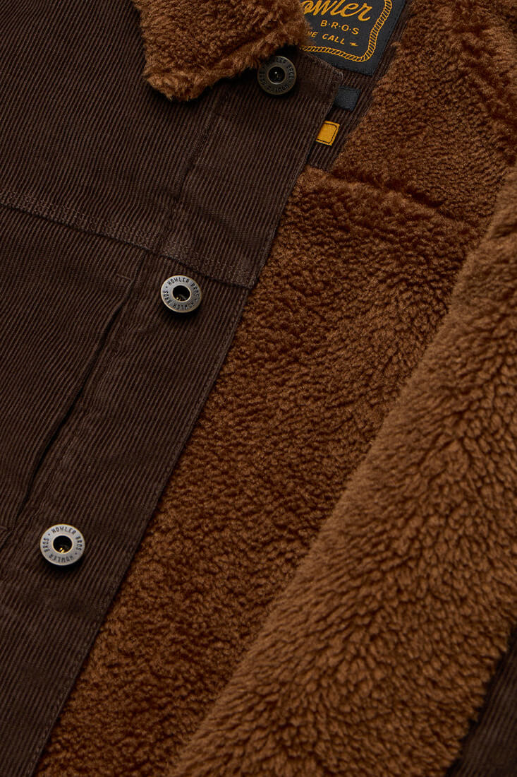 Howler Bros Fuzzy Depot Jacket in bark