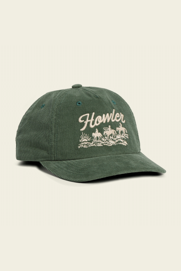 Howler Bros Howler Posse Standard Hat in forest corduroy