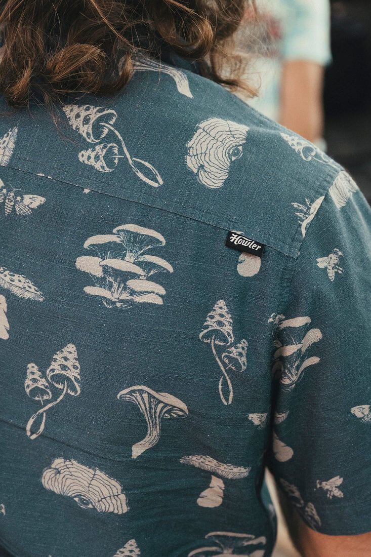 Howler Bros Monohola Shirt in floating fungi stargazer