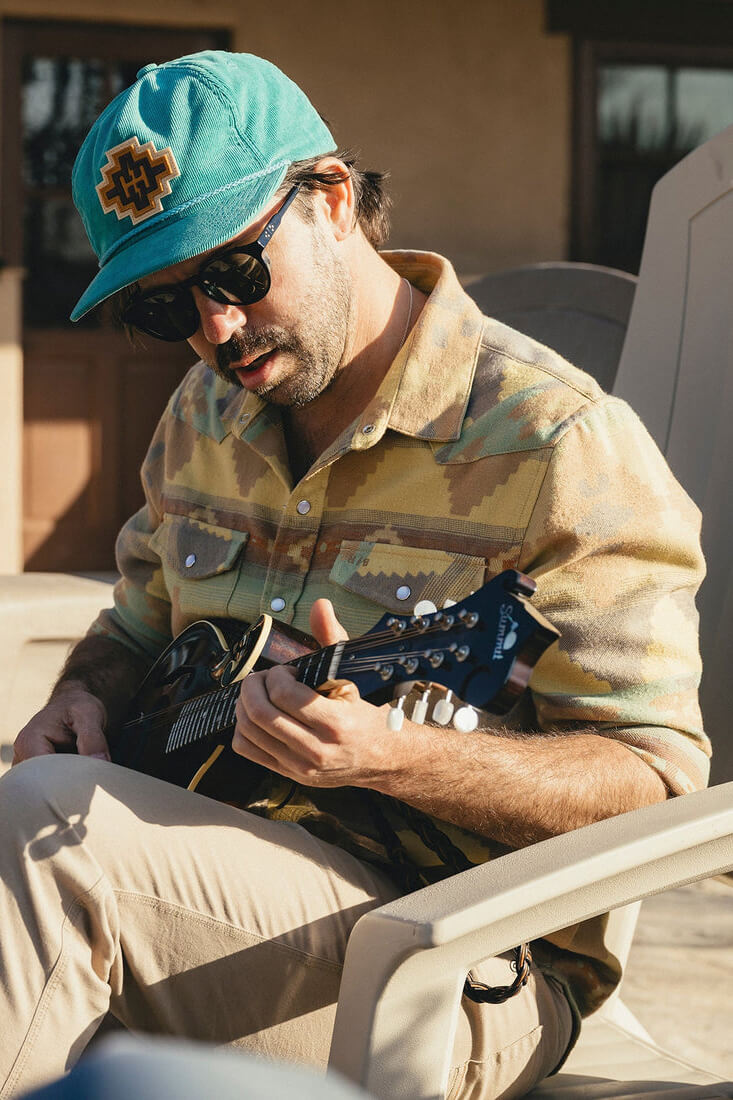 Howler Bros Sheridan Flannel in old gold