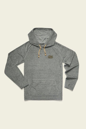 Howler Bros terry cloth hoodie in grey heather