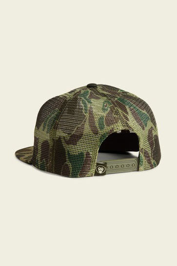 Howler Bros trout bolt snapback hat in camo