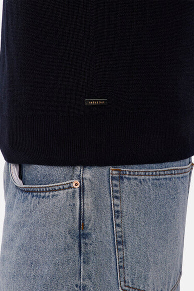 INDUSTRIE New England Crew in true navy
