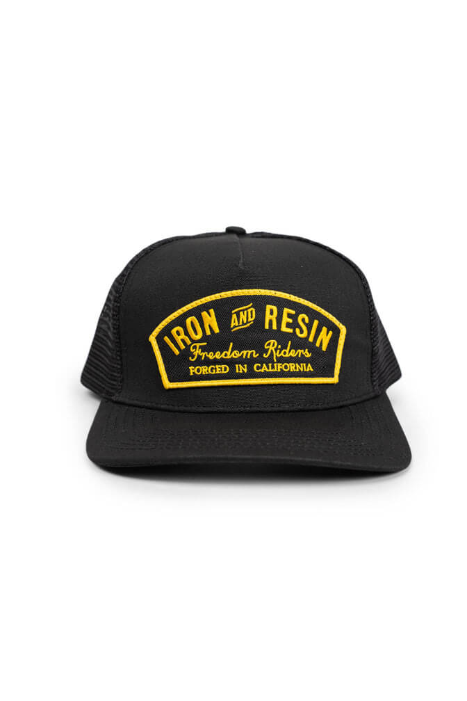 Iron & Resin Ranger Hat in black