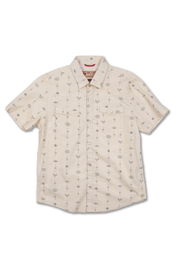 Iron & Resin Bull Shirt in natural