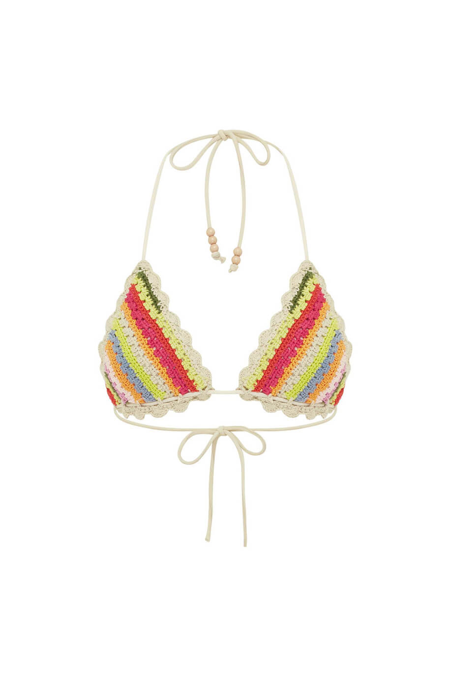 It's Now Cool crochet tri top in howdy