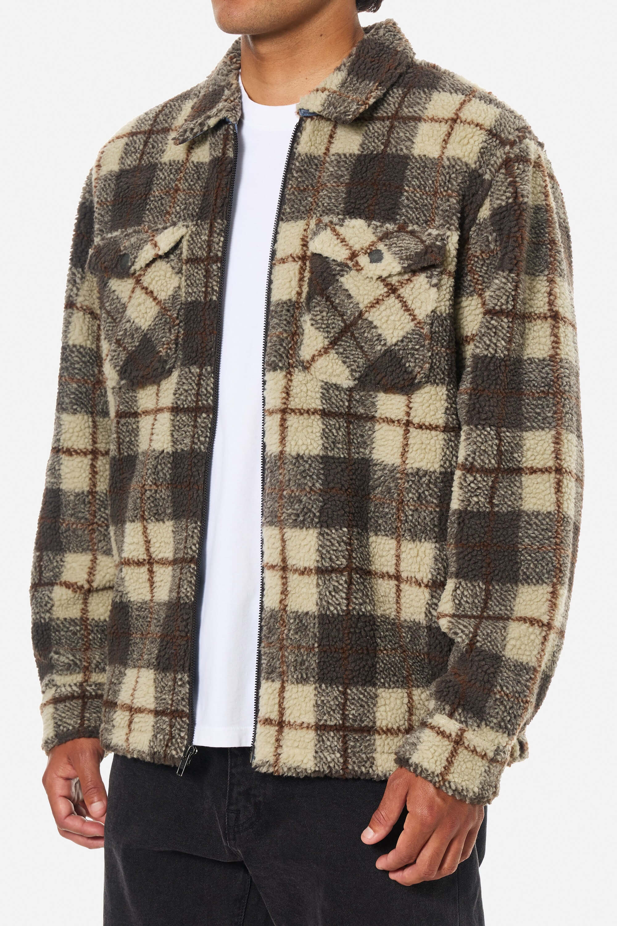 Katin Anderson Sherpa Jacket in gravel