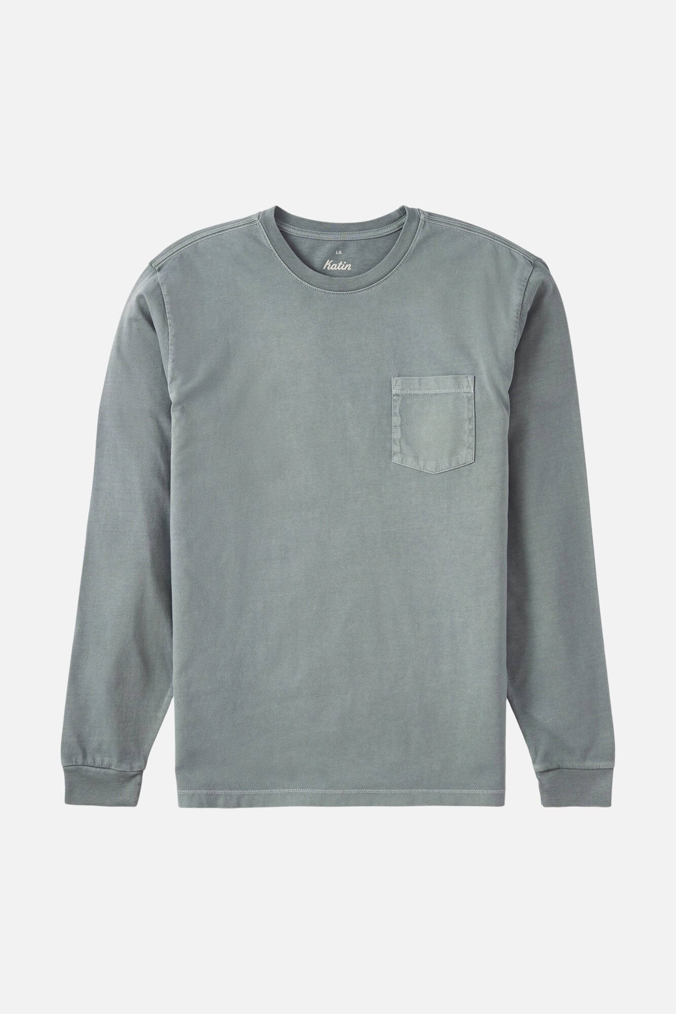 Katin Base Long Sleeve Tee in dusty blue