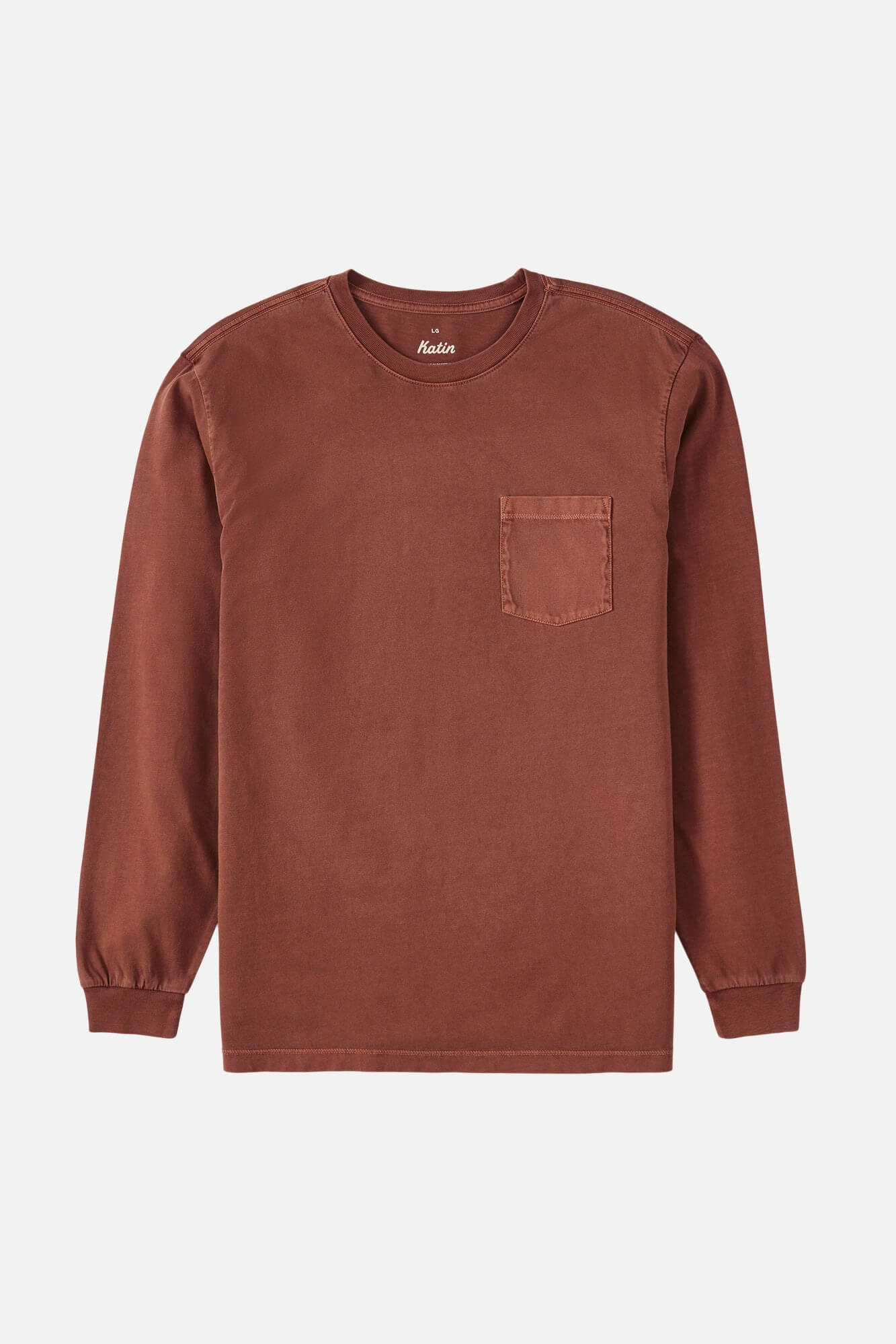 Katin Base Long Sleeve Tee in mahogany