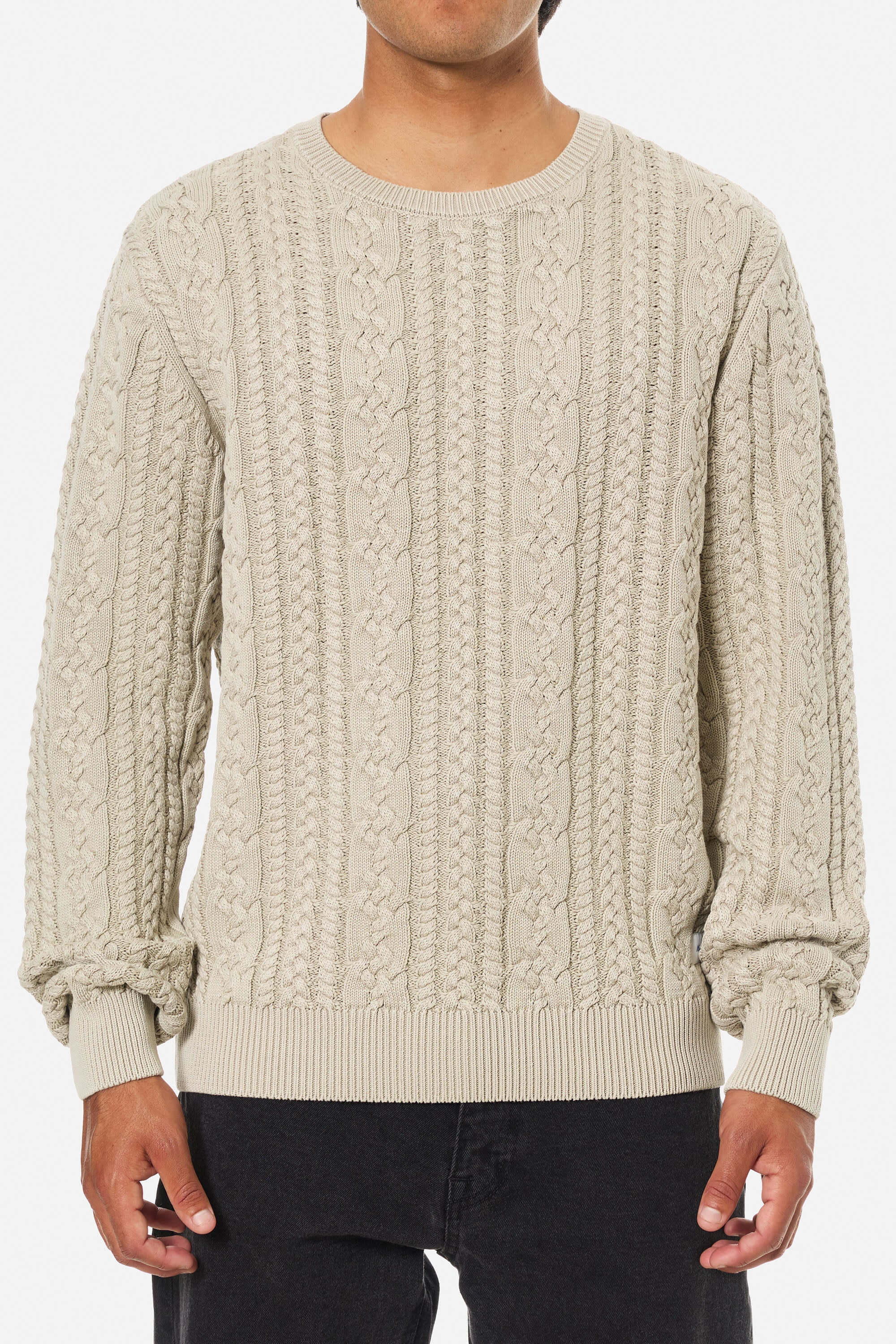 Katin Fisherman Sweater in Elm