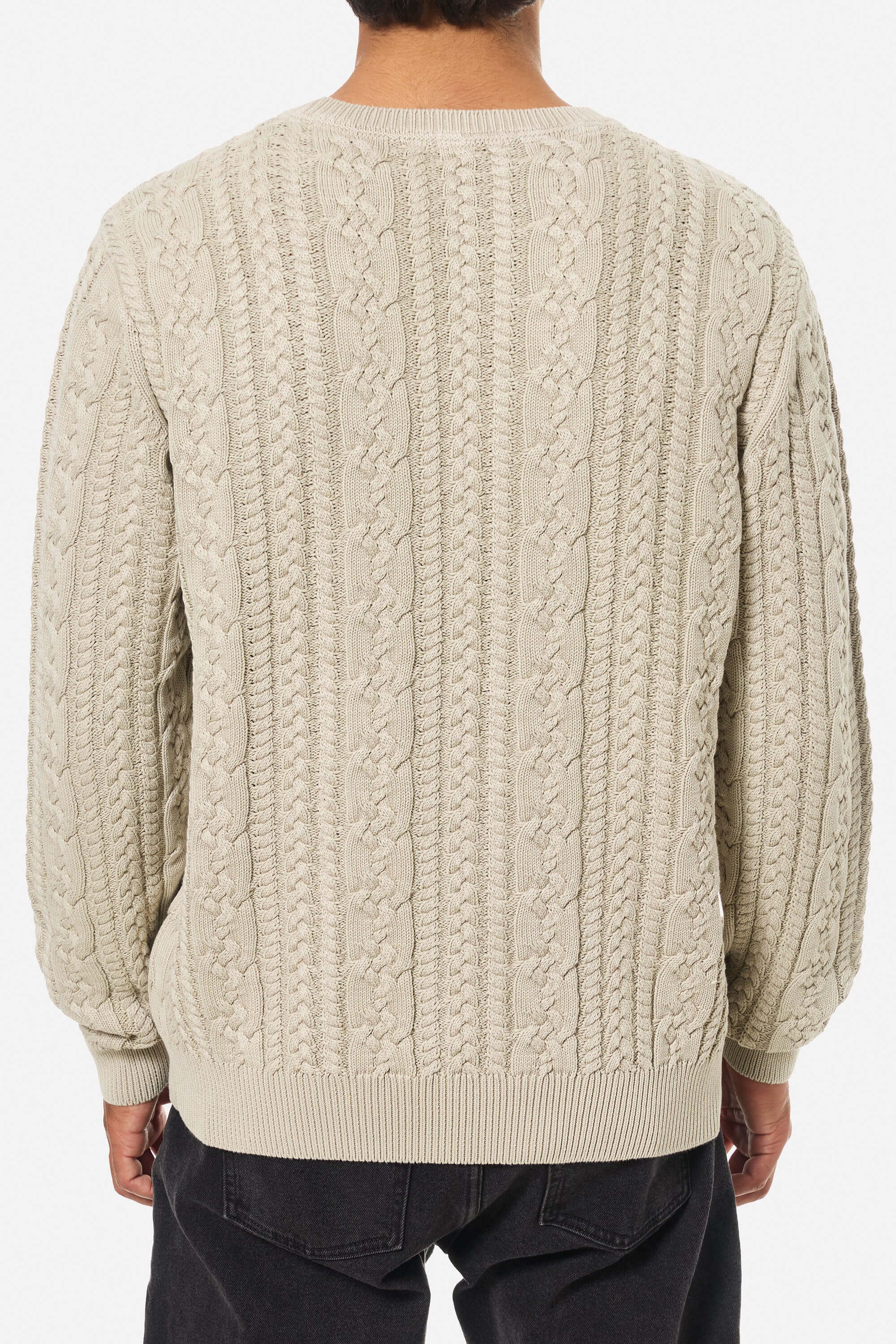 Katin Fisherman Sweater in Elm