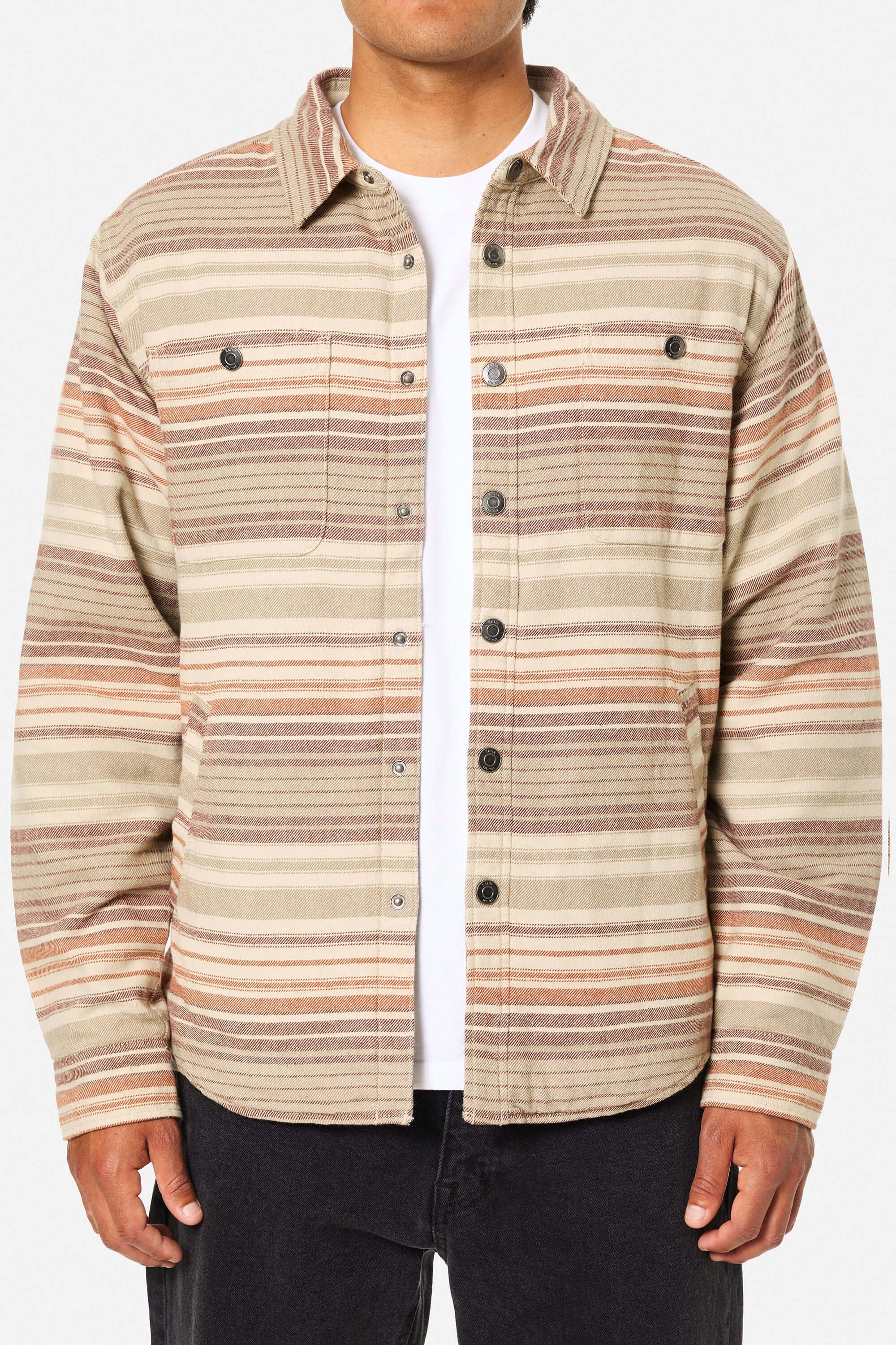 Katin Harold Stripe Jacket in mahogany