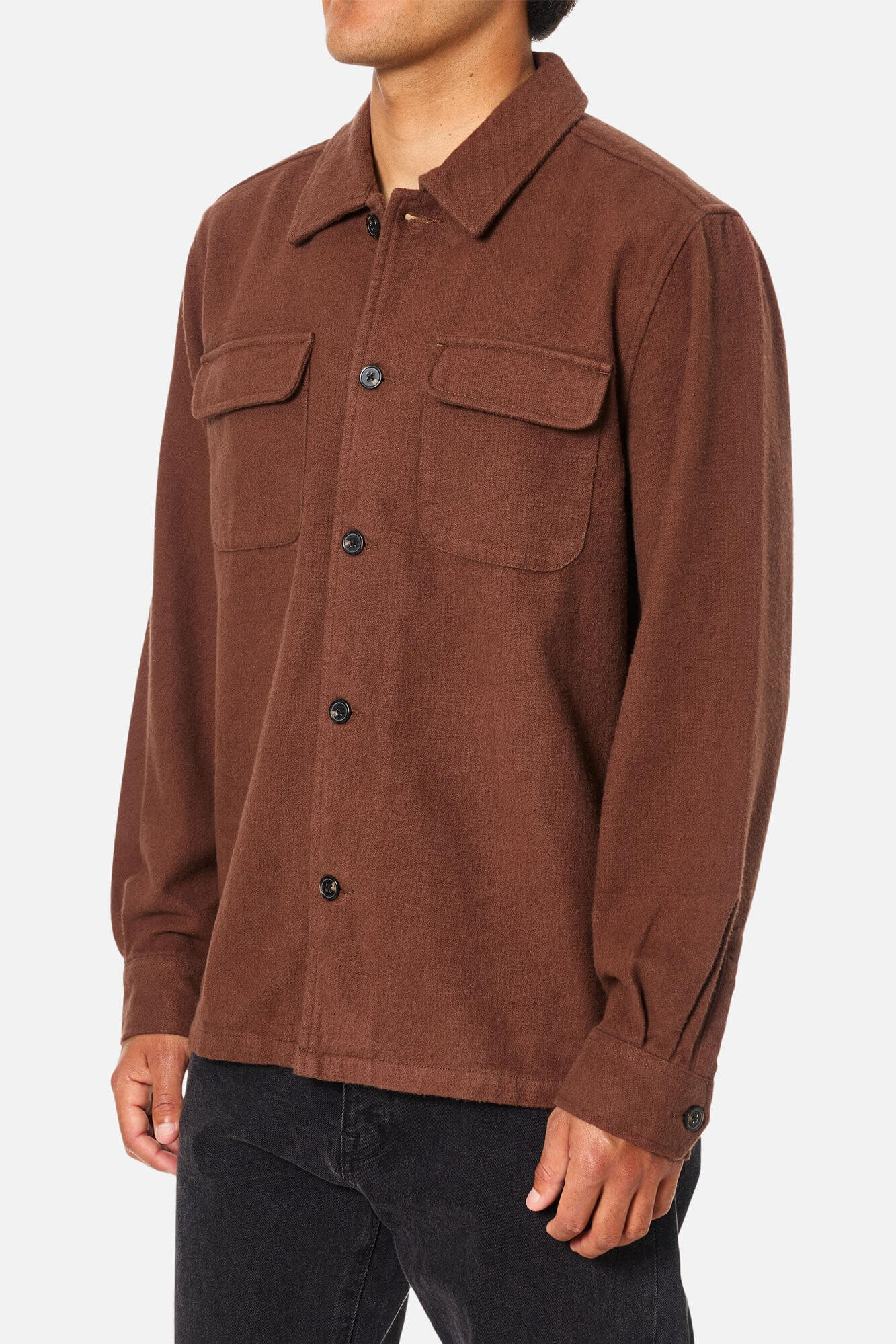 Katin Shiloh Flannel in mahogany