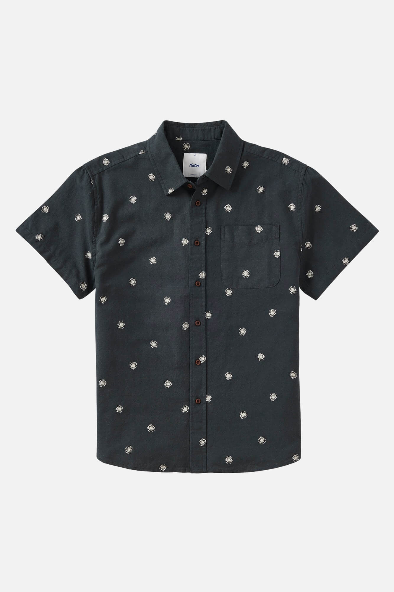 Katin shine shirt in black wash