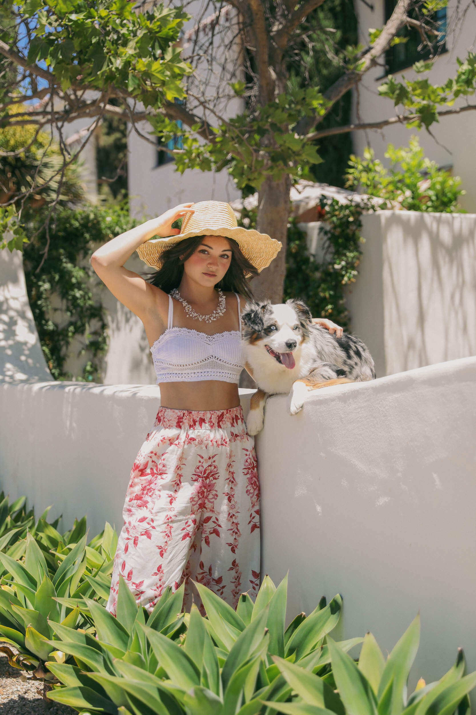 Free People white tallulah bralette
