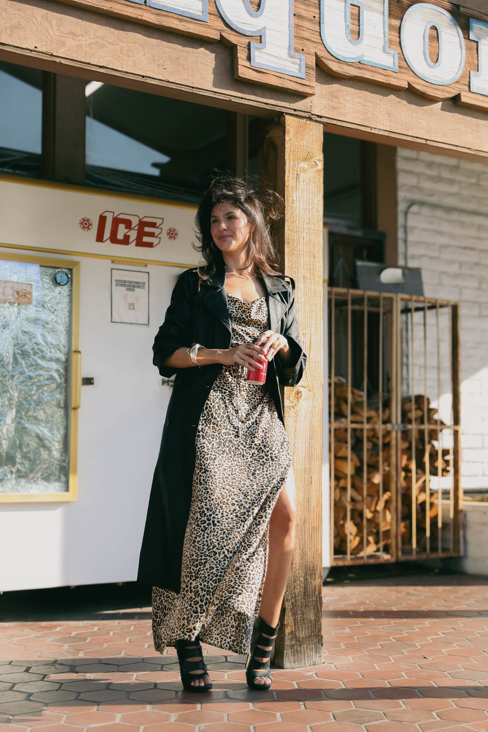 Oversized Vegan Trench Coat