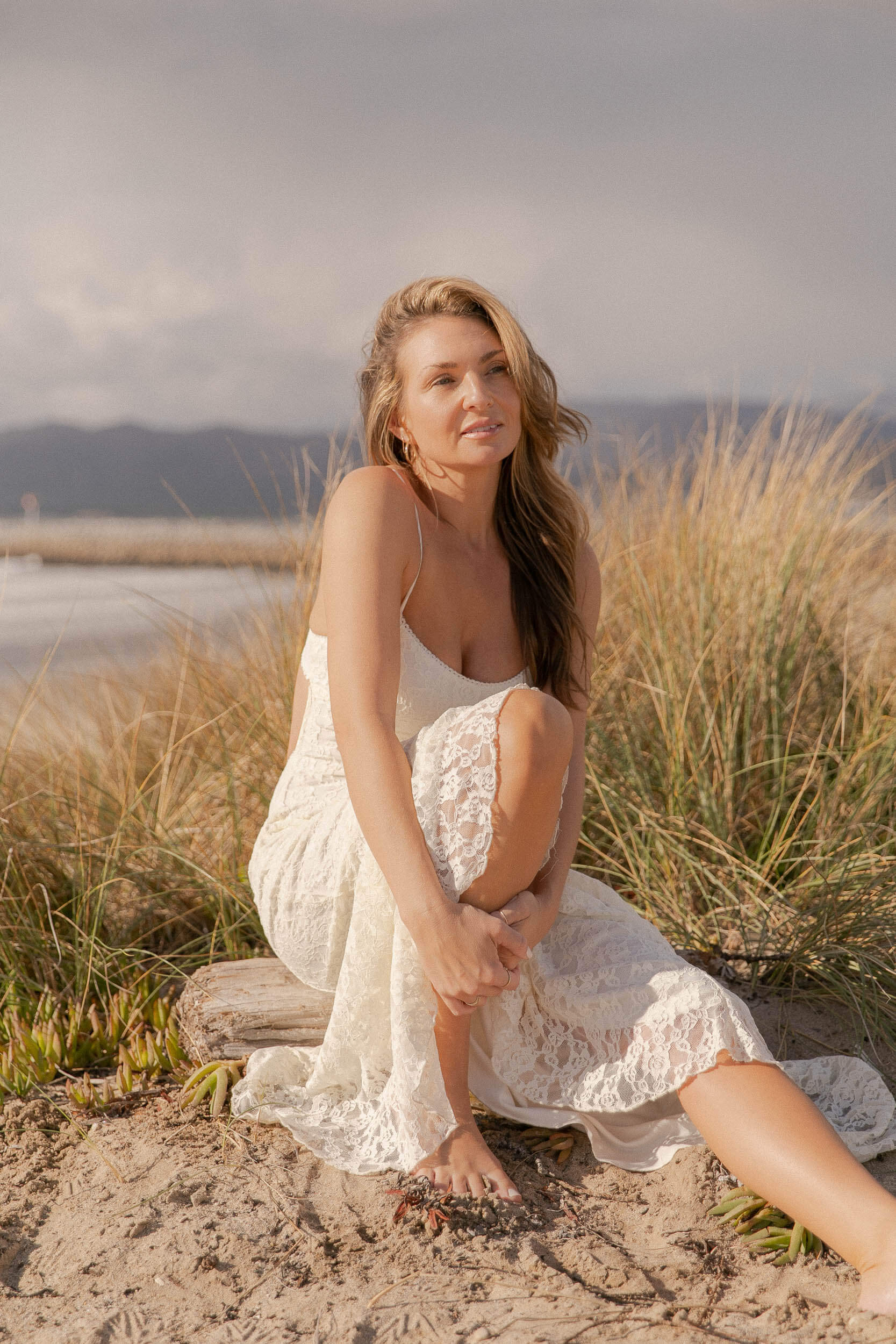 Womens double layer lace dress