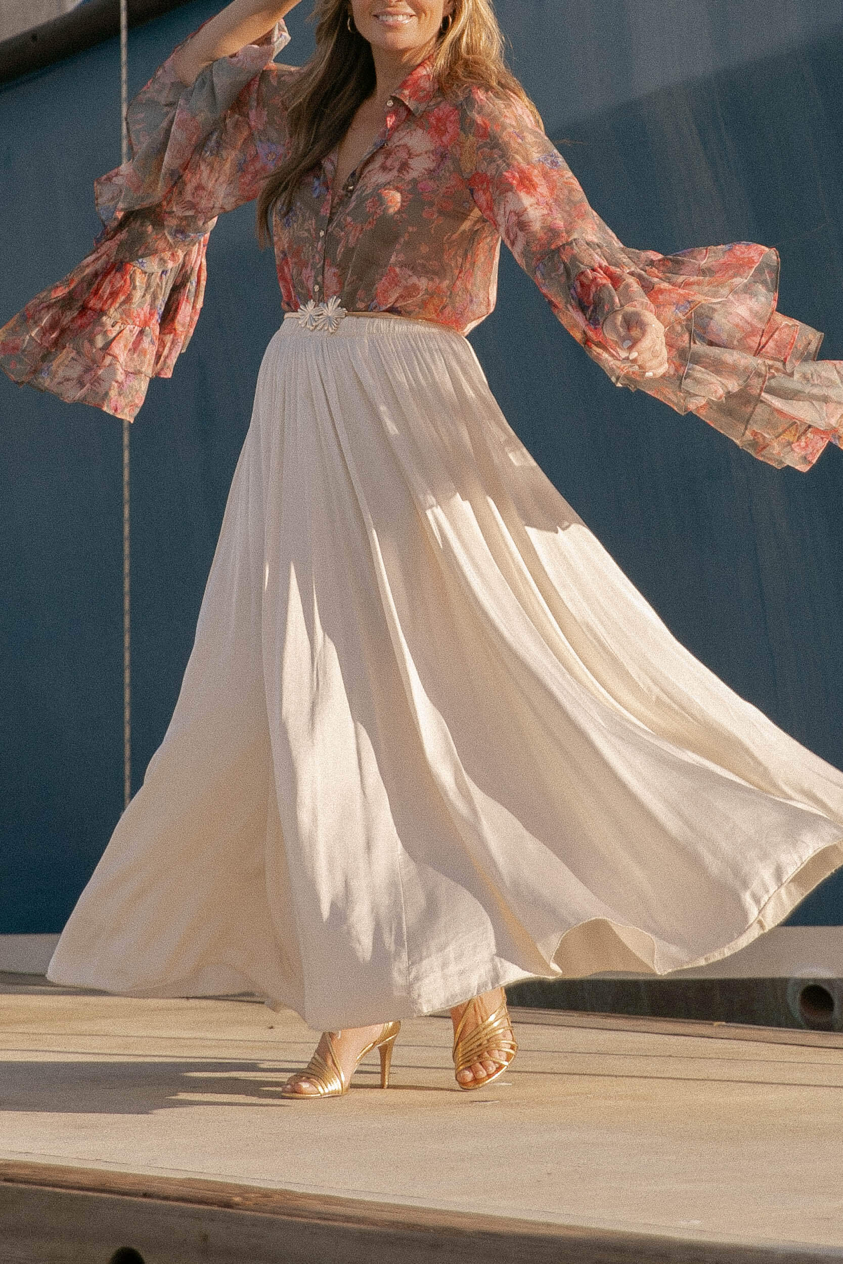 Timeless Silky Maxi Skirt