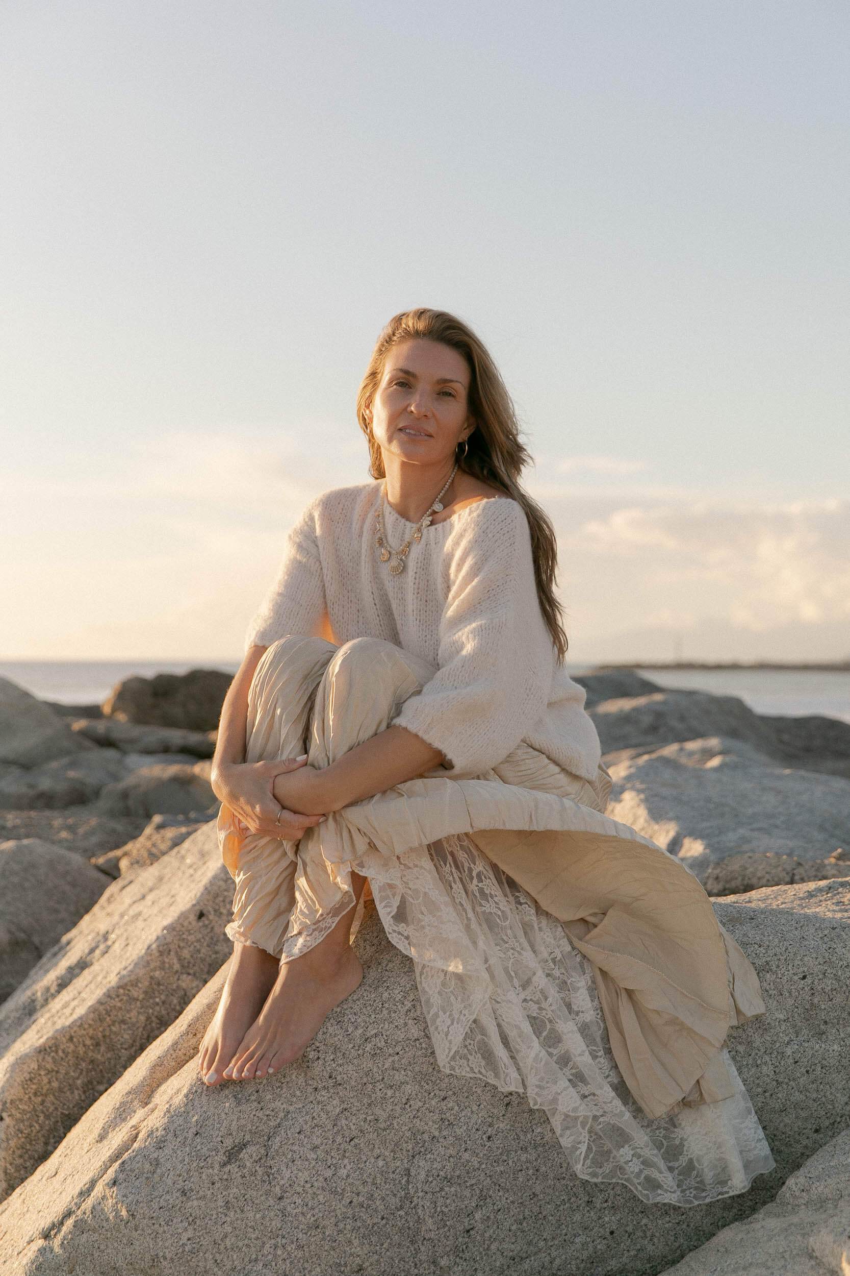 Womens crinkle skirt