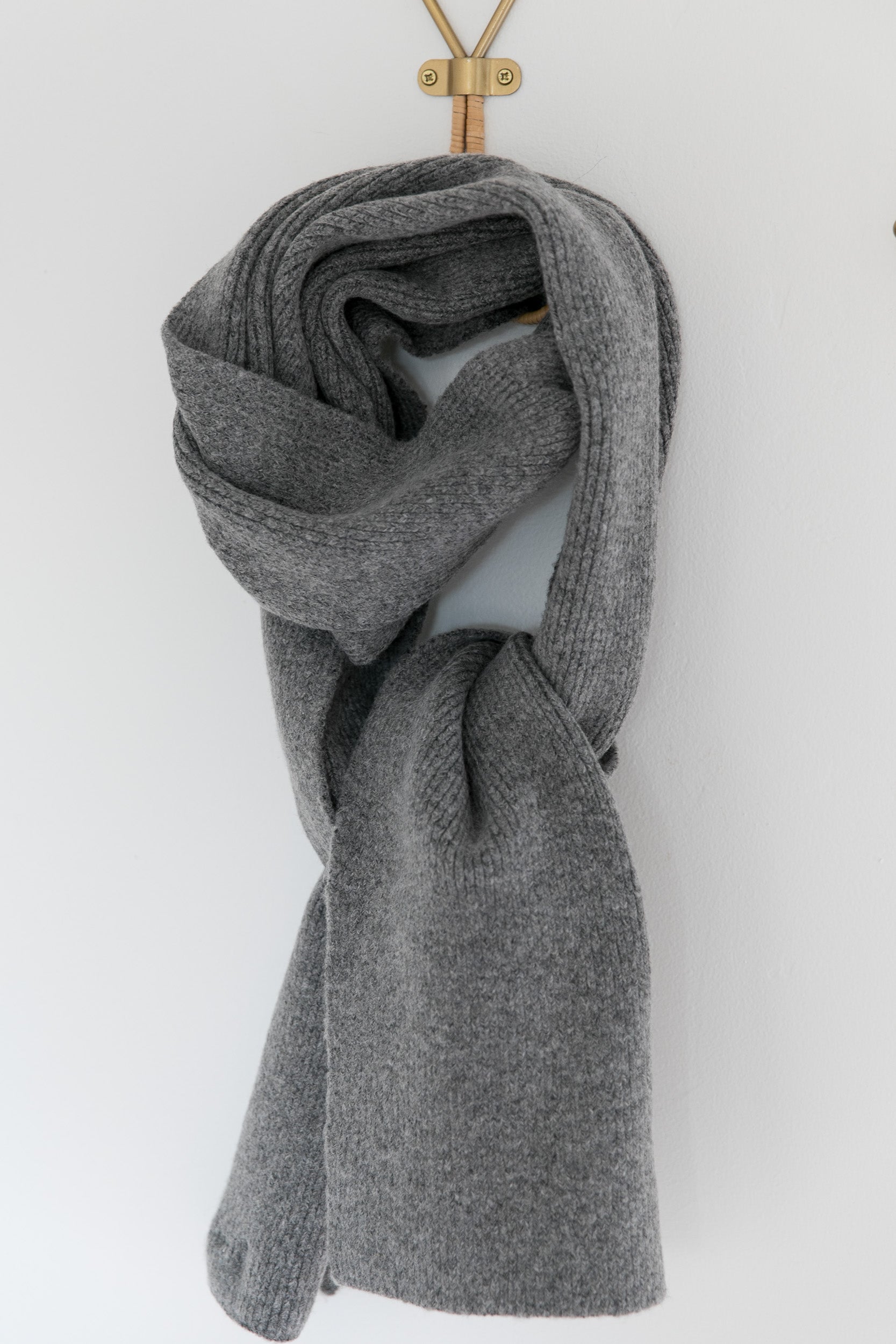 Toasty Rib Scarf grey
