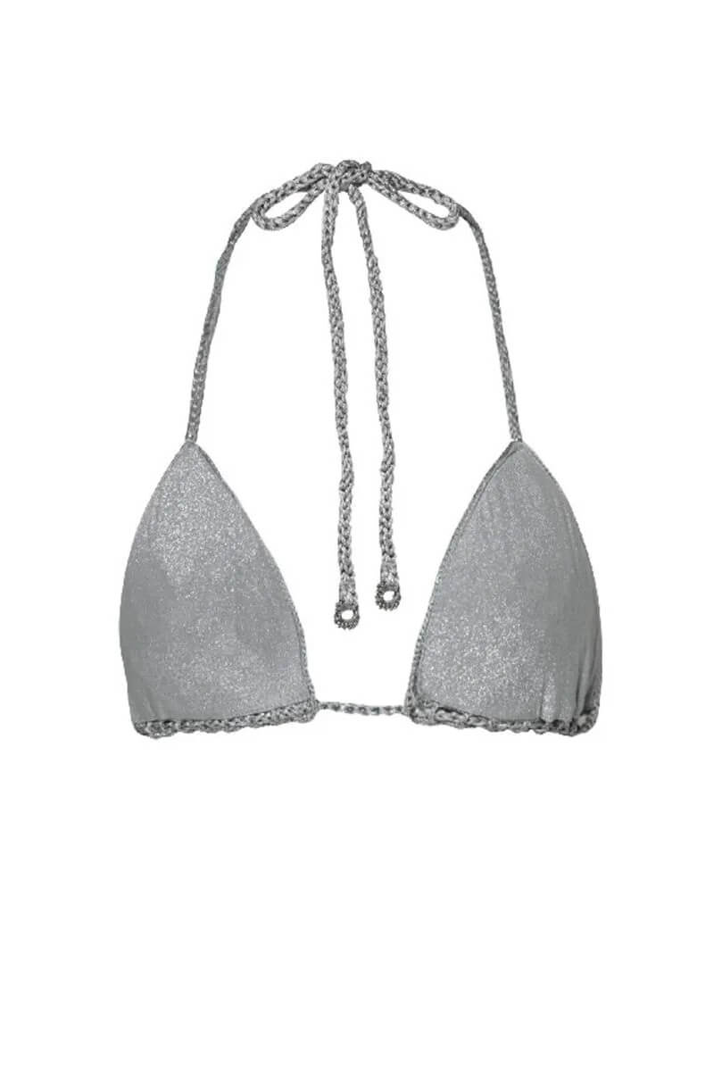 Maaji balms bikini top in sparkle mesh