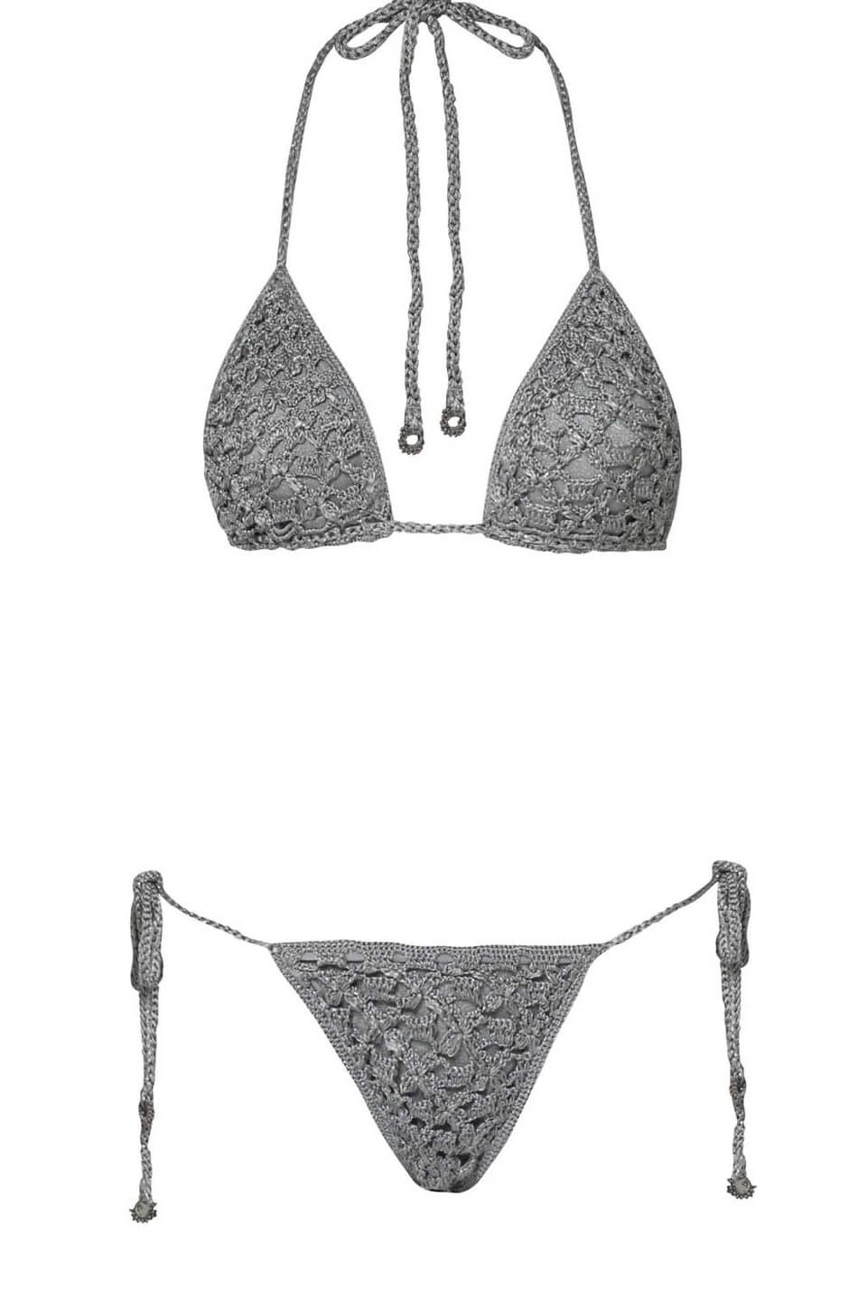 Maaji balms bikini top in sparkle mesh