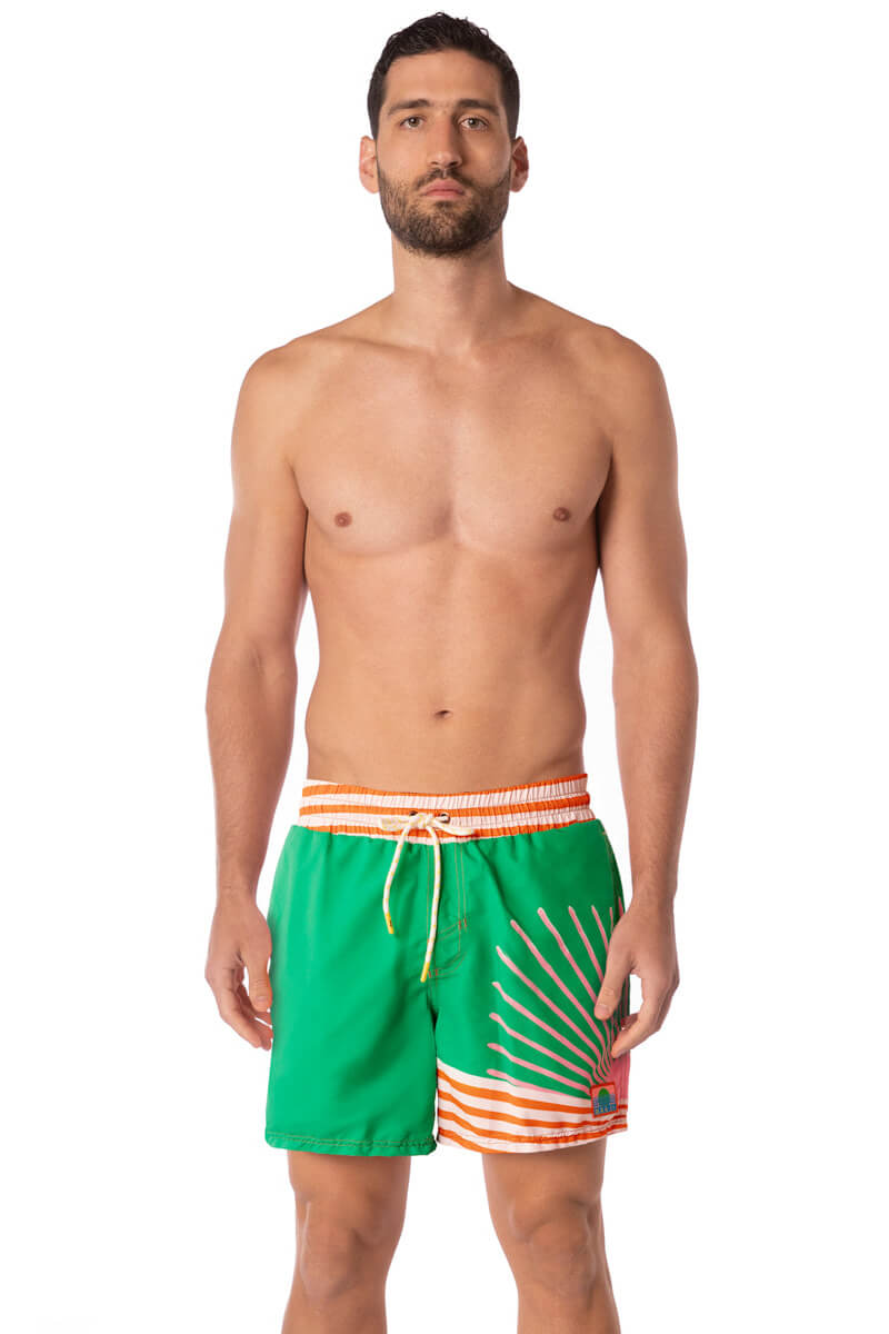 Maaji sailor sporty shorts in sunrise colada