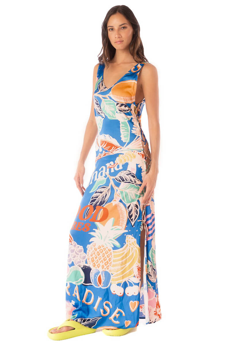 Maaji jasmine long dress in tropical bliss