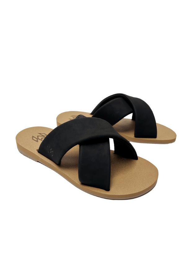 Malvados Icon Ellie Cross sandal in jet