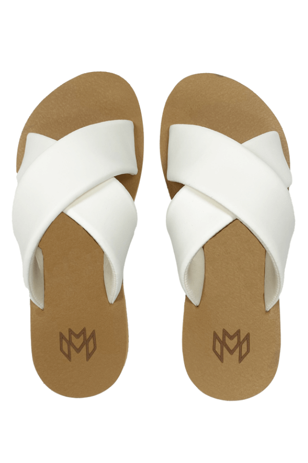 Malvados Icon Ellie Cross sandal in satin
