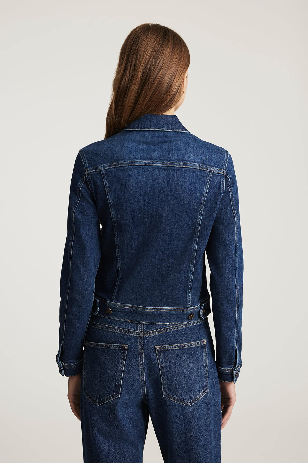 Mavi Cecilia Denim Jacket in dark brushed flex blue